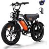 AVDLEU Bicicletta Elettrica AVDL EU 20" *4.0 con Pneumatici Fat - E-Bike da Montagna 500W con Batteria Rimovibile 48V 15.6Ah, 25KM/H Fuoristrada
