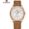 NAVIFORCE Orologio da uomo NAVIFORCE 9276L, casual ed elegante, al quarzo, con datario, lancette luminose e cinturino in pelle, orologio da uomo alla moda.