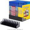 HiBikachu PS5 PS4 Scatola per dischi di carte da gioco Supporto universale Dischi CD da gioco da 10 pezzi Staffa di archiviazione per Playstation 5 Play Station 4