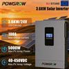 POWGROW Inverter Caricabatterie 3.6KW 24V Onda Pura MPPT 40-450VDC con WiFi Integrato e Comunicazione BMS per Sistema Solare Domestico Off-Grid