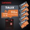 Lenovo Scheda Micro SD Lenovo TALIX 512GB 256GB 128GB 64GB 32GB U3 V30 A1 ad Alta Velocità, Scheda di Memoria per Video 4K UHD per Smartphone e Fotocamere