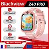 BLACKVIEW Smartwatch per Bambini Blackview Z40 Pro, LBS+WiFi+GPS, schermo TFT da 1,85 pollici, triplo posizionamento AI, grande batteria da 850mAh, 4G, videochiamate, smartwatch con illuminazione LED,