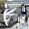NONE Idropulitrice ad Alta Pressione 1500W, Lavatrice Portatile per Auto 135 Bar, 560 L/H con Tubo da 10m, Ugello Regolabile (0 ° /60 ° /160 ° Per la pulizia di patii, auto, esterni, balconi e vialetti