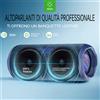 NONE Altoparlante Bluetooth HIFI 12W*2 per esterni con luce LED, impermeabile IPX7, batteria da 2200 mAh, Riproduzione TF/AUX/U-Disk, altoparlante stereo TWS per iPhone Xiaomi Samsung Android