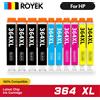 royek Cartuccia d'inchiostro 364XL per stampante HP 364 HP364 XL compatibile Photosmart 5510 5515 6510 B010 B109 B209 Deskjet 3070A