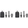 Feriuzymix 2 set di 3 ganasce trapano mandrino SDS Plus gambo esagonale cambio rapido convertitore connettore 10 mm 4 pz/set