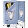 JHLP Asciugatrice elettrica, asciugatrice riscaldata portatile da 1300 W, grande capacità, 3 strati, adatta per asciugare i vestiti in appartamenti, edifici residenziali