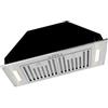 Akicon Inserto per cappa da cucina da 76,2 cm, ultra silenzioso, potente cappa con luci a LED, 3 velocità 600 CFM, in acciaio inox