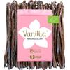 Vanillia 15 Baccelli di Vaniglia Bourbon BIO Madagascar - GRAND CRU - Bacche 15cm