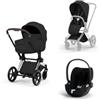 Cybex Platinum - Trio Cybex Platinum Style Priam Chrome Brown Sepia Black Cloud T
