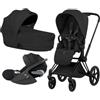 Cybex Platinum - Trio Cybex Platinum Style Priam Matt Black Sepia Black Cloud T