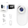 Tsophreniq Fotocamera compatta molto leggera con display LCD da 1 e 180 minuti per telecamera di sicurezza sportiva