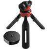 EasyByMall Kit di montaggio per mini treppiede specifico per antenna Starlink, altezza e inclinazione regolabili, facile da installare, design compatto e leggero (nero)
