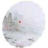 GALPADA Ombrello e a in Fotografico Tessuto, Accessorio Elegante Foto in Legno Cinese Stile Antico Design Olio, Realizzato Colore Casuale per Decorazione Casa Matrimonio