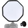 Generic Diffusore di fulmini - DSLR on Camera Diffusore da 11,81 pollici | Speedlight Diffusori Coperchi, Deflettore Pieghevole in Nylon Grigio per Portatile