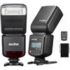 Godox TT520III Flash Speedlite per fotocamera,GN33 Flash manuale con trasmettitore RT-16,sincronizzazione ottica S1/S2,porta di sincronizzazione PC per Canon/Sony/Fujifilm/Nikon/Panasonic/Olympus