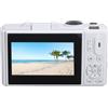 ASHATA Fotocamera mirrorless 5K 75MP anti-shake messa a fuoco automatica fotocamera digitale per fotografia professionale ABS schermo da 5 pollici 256 GB di memoria (WHITE)
