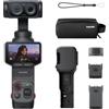 Insta360 Luna Ultra Pack Endurance - Videocamera per vlog 8K con due obiettivi Leica, zoom 12x, sensore da 1, touchscreen rimovibile da 2, triplo chip IA, videocamera gimbal tascabile per vlog