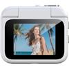 Advokingtap Y360 4K Action Camera Con Display Flip Integrato Plus Supporto Petto Per Ciclismo Paracadutismo Finitura Arancione (Bianco)