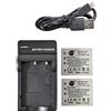DSTE DE DSTE NP-40 - Batteria agli ioni di litio (2 pezzi) e micro USB, compatibile con Fujifilm NP-40N FinePix F460 F470 F480 F610 F650 F402 F403 F420 F455 F700 F710 F810 1 J50. Fotocamera V10 Z1 Z2 Z3 Z5fd