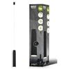 BRILONER - Lampadario a sospensione LED a batteria, touch, dimmerabile, regolabile in altezza, bianco caldo, senza presa elettrica, lampadario cucina, soggiorno, cameretta, 4,5 x 160cm, Nero