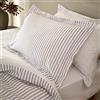 Yard Hebden A Righe Coppia Di Federe - Ultra Morbida 100% Cotone Reversibile Oxford Federa (Malva - 50x75cm)
