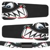 Generisch Shark Wrap - Nastro adesivo per manubrio della bicicletta, resistente sbiadimento, finitura resistente all'ingiallimento + design antiurto, per mountain bike e biciclette ibride, adesivi