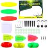 Liakyunf Attrezzatura da Pesca - Per Montatura | Kit Pesca,per Acque Salate Laghi Fiumi Stagni Surf Campeggio Pesce Gatto Bass Crappie Trota