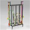 Generic Supporto per corda per saltare e Hula Hoop, porta anelli sportivo portatile, organizer per attrezzature in polietilene per scuola, palestra e fitness club