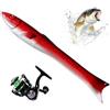 Generic Canna da pesca compatta, piccola canna da pesca, piccola canna da pesca per pesca a traina, casting, surf offshore, , 44 x 5 x 5 cm, robusta e pratica accessorio per gli appassionati di pesca e