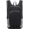 brooksnaji Zaino da viaggio pieghevole, per attività all'aperto, grande capacità, organizer ergonomico, per uomo e donna, con portabottiglie, Nero , Consulte la descripción, Vedere la descrizione