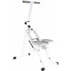Milageto Simulatore di Ascesa Pieghevole Multifunzione Stepper Domestico Portatile Salvaspazio Attrezzo Fitness per Appartamento, Manubrio Curvo Con Display