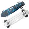 Generic Skateboard per principianti, tavola completa, 55,9 cm, facile da trasportare, con cuscinetto forte, design leggero per bambini, ragazzi, ragazze, principianti, sport all'aria aperta