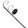 Generic Supporto per canna da pesca in mare - Supporto per canna da pesca a terra | Supporto per canna da pesca in acciaio inox con doppio anello design a forcella singola per accessori da riva spiaggia fiume