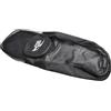 BlesConi Grande borsa a rete per immersioni subacquee pinne da snorkeling pinne subacquee con tasca esterna e tracolla regolabile, borsa portaoggetti in nylon nero per nuoto, spiaggia, barca, viaggi, capacità