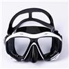 SummitRush Maschera panoramica anti-appannamento per adulti, maschera subacquea con nasello per uomini e donne, attrezzatura ideale per snorkeling e nuoto (giallo)
