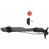 yanwuwa Canoe in nylon Kayak Timone Pesca Mestoli Barche Timone Barche Coda Piede Diretion Control per Sea Kayak Barche da Pesca per Canoa Pesca