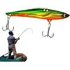 Opilroyn Esche da pesca in mare, esche da pesca in acqua , esche galleggianti in metallo, solette da pesca con esca fusa ad alta resistenza, 10,5 cm, per trota e spigolo