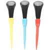 Tsophreniq Set di 3 tee da golf con morbida testa in rete ammortizzante regolabile in altezza e base stabile per colpi costanti tee da golf con base regolabile