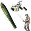 Gungtj Pen Fishing Rod, Foldable Fishing Rod, Pocket Rod and Reel Combo, Compact Fishing Pole, Fishing Rod Reel Combo, River Fishing Pole, Sea Fishing Rod, Lake Fishing Combo, Pond Fishing Pole