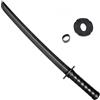 Sportech Italia - Shoto in polipropilene con Tsuba, per allenamento Arti Marziali Giapponesi Iaido Kendo Kenjutsu Wakizashi Kodachi Aikido
