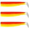 Generic Fiiish Black Minnow 120 - 3 esche artificiali - Colore: succo di mango fluo