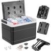 10L0L Golf Cart Ice Cooler Universale Isolato Portatile Cooler Leggero Scatola di Ghiaccio con Kit Staffa di Montaggio per Yamaha, EZGO, Club Car, OEM 102588101 103886801