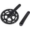 Tsophreniq Alumniun, guarnitura in lega per bici da strada, 170 mm, guarnitura quadrata a 8/9 velocità, 50/34 denti, doppia corona per mountain bike