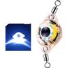 Tsophreniq Esche illuminate a LED Lampeggiatore Esche da pesca Subacquea Flasher Acqua Salata Trolling Esca da pesca Cucchiai Esche da pesca Esca a LED Esche Esca Halibut Cucchiai illuminati