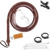 Bantoro Crafts Indiana Jones Marrone Pelle Frusta Intrecciato in 16 Trecce Professionale Frusta del Toro Pelle di Canguro Frusta Forte Che schiocca (3 Piedi (0,90 Metri))