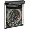 Generic Organizer per barca, borsa a rete impermeabile autoadesiva | Borsa portaoggetti per attrezzatura da barca | per guanti, attrezzi da pesca, kayak, viaggi all'aperto, crociere, 19 x 16,5 cm, Refer to