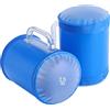 Generic per l'acqua per tetto, sacche d'acqua per , 2 x borsa da allenamento per acqua 5 kg, manubri per allenamento con nucleo portatile per la riabilitazione per principianti donne uomini spiaggia