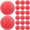 Abaodam 100 Pezzi Palline Ping Pong Rosse Satinato in Plastica Resistente per Feste Compleanno Giochi Carnevale e Decorazioni Artigianali
