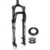 LHHL 26 Forcella Ammortizzata ad Aria per Mountain Bike Rimbalzo Regolazione Forcelle Anteriore per Bicicletta Corsa 135mm QR 9 * 135 mm Tubo Dritto per MTB Spiaggia Neve(A)